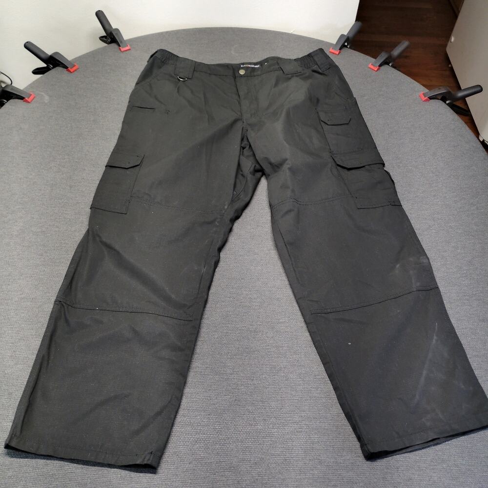 5.11 Tactical 74273 Series Relaxed Fit Pants in Black, Size 40x30